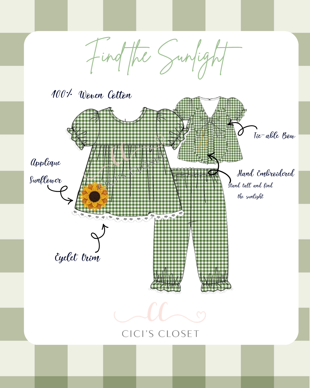 Find The Sunlight Set - ETA OCT