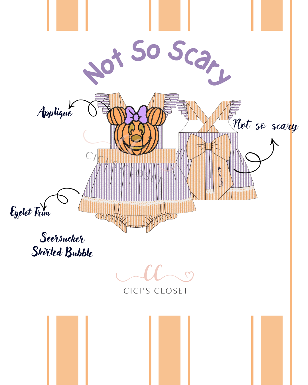 Not So Scary Mouse Skirted Bubble - ETA August