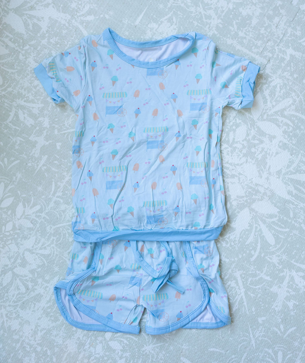 Cici's Two Sweet- Bamboo Unisex Raglan Daywear Set