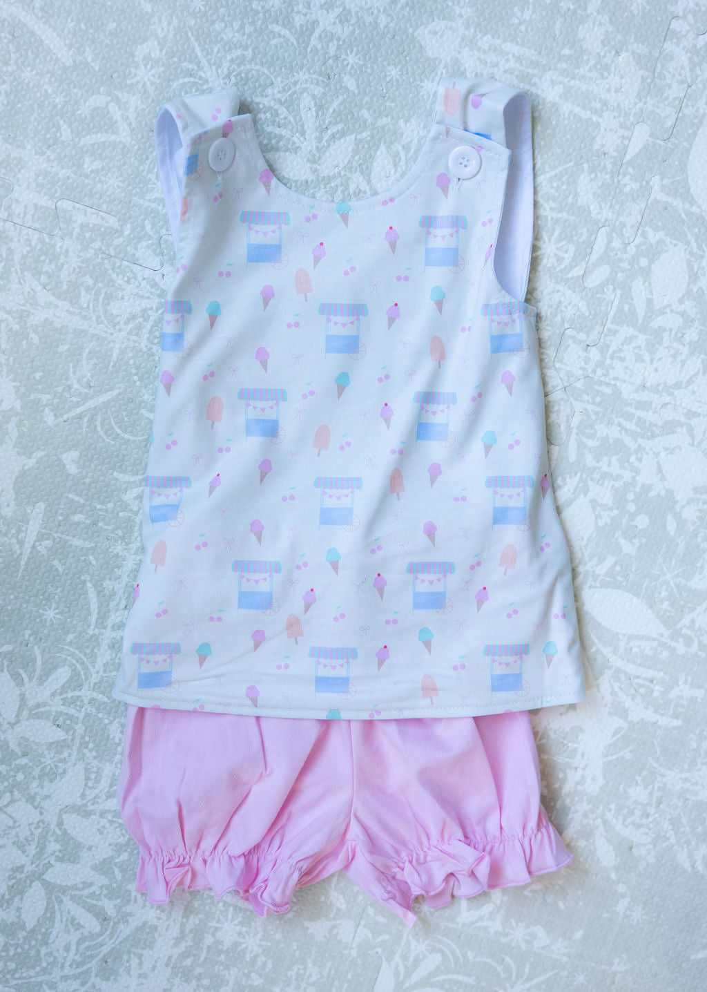 Cici's Two Sweet Swing Back Diaper Set