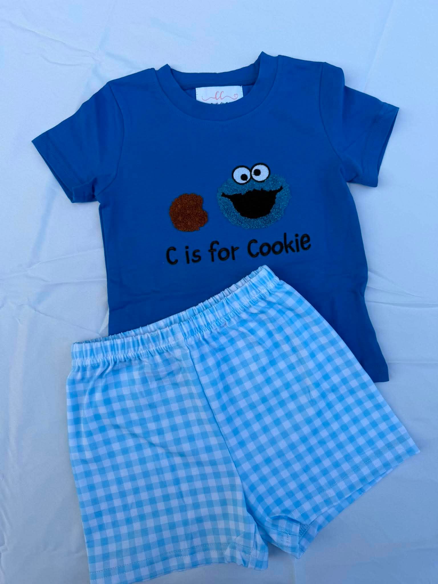 C is for Cookie Shorts Set