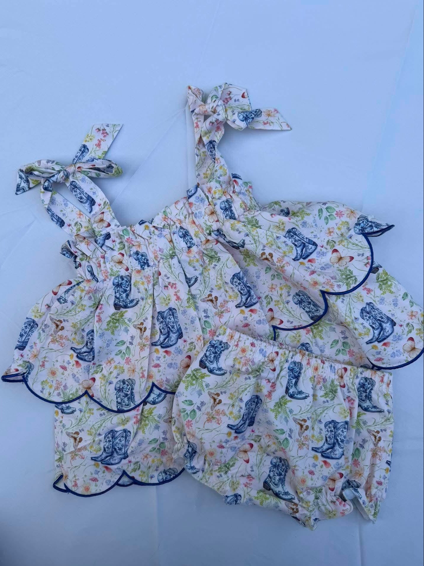 Rodeo Rose Diaper Set
