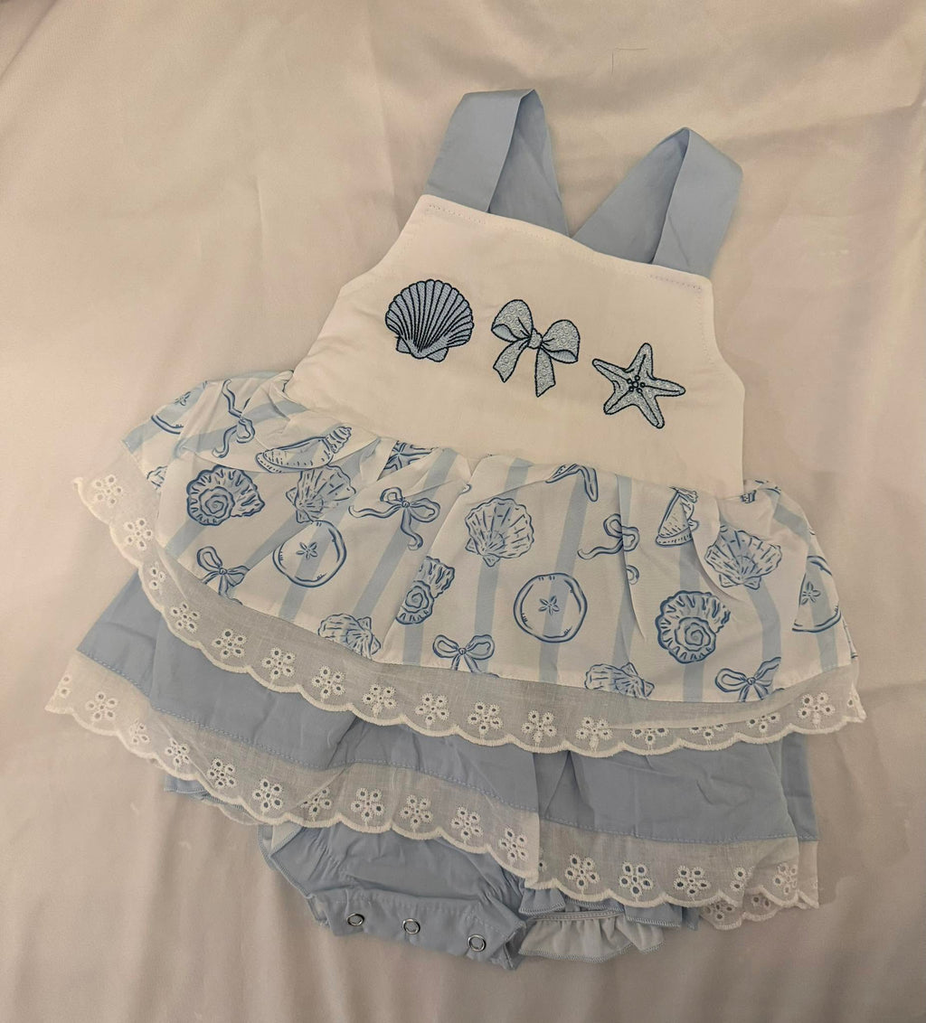 Coastal Cutie Girls Skirted Bubble