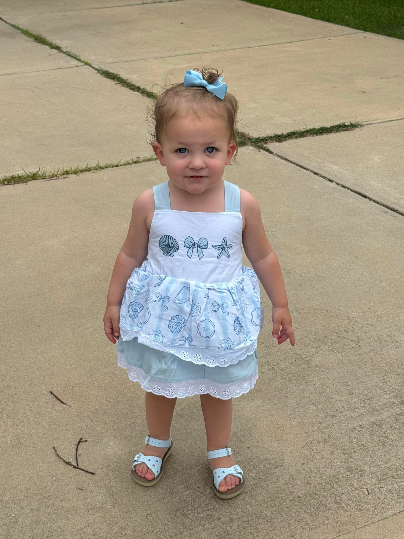 Coastal Cutie Girls Skirted Bubble