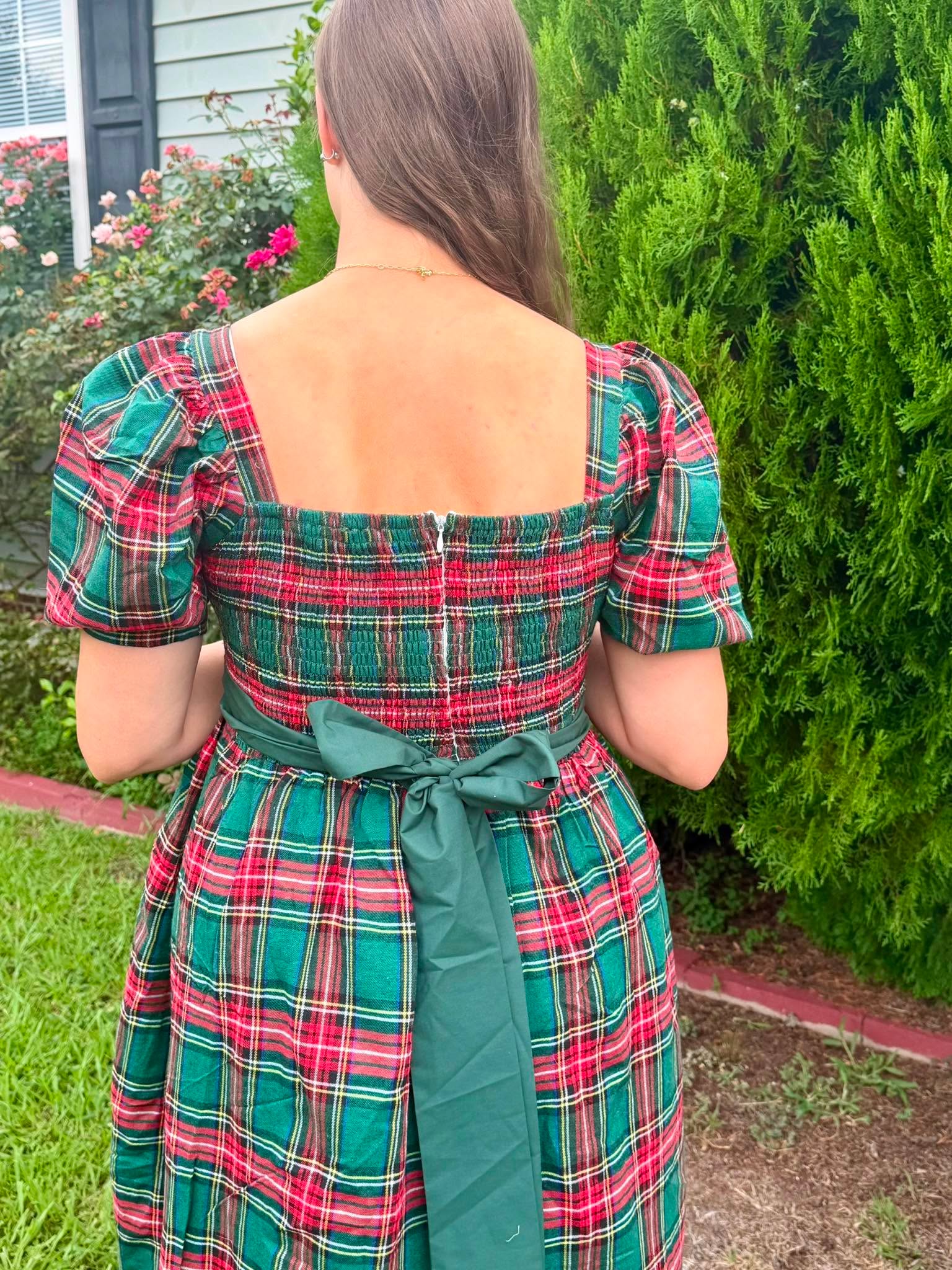 Classic Christmas Women's Smocked Dress - ETA November