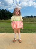 Darling Little Pumpkin Embroidered Diaper Set