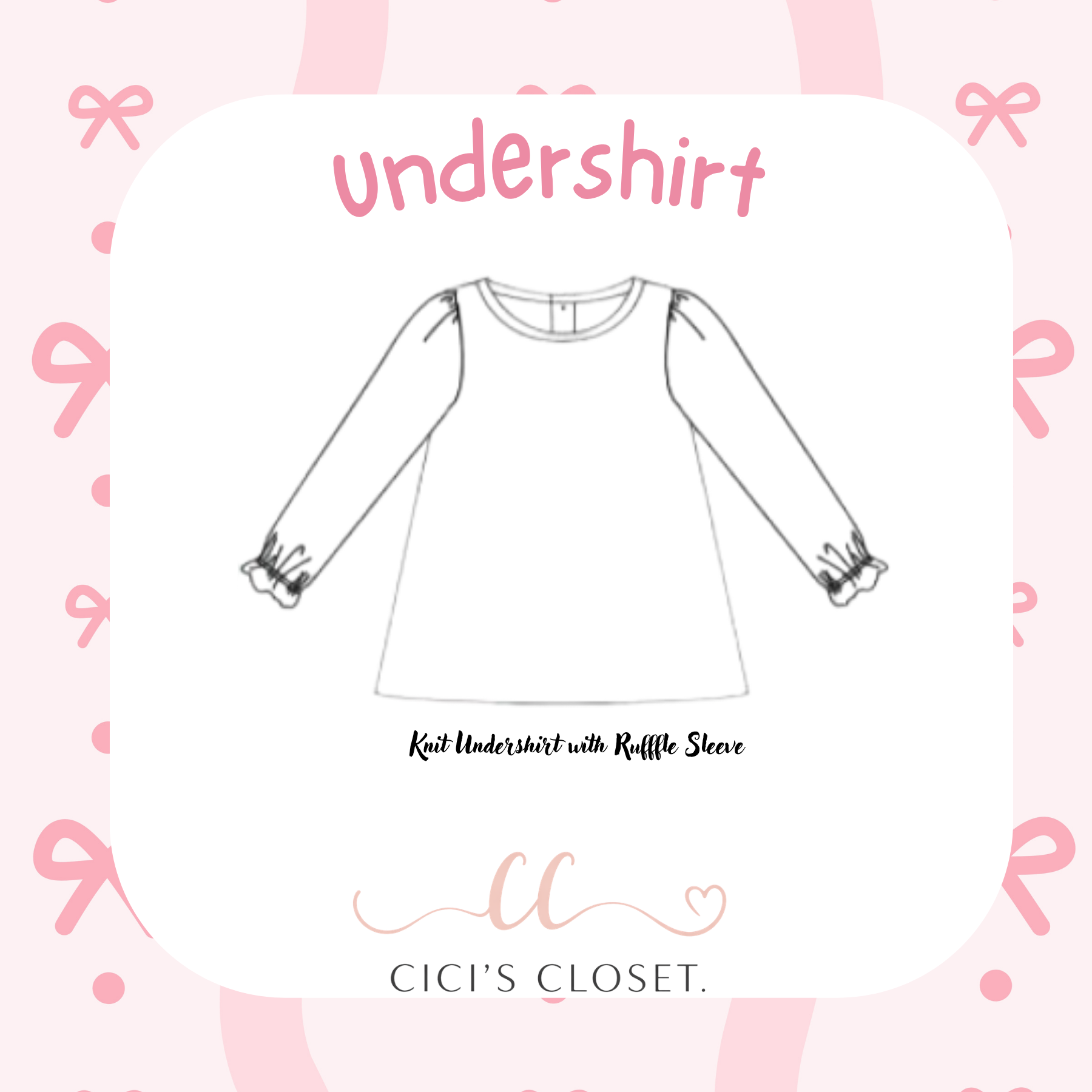 Long Sleeve Crewneck Undershirt