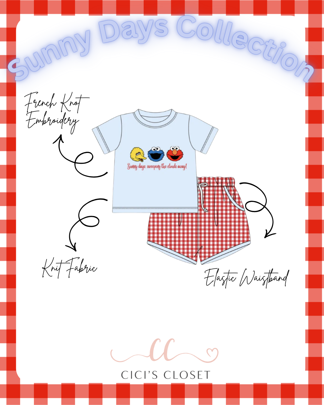 Monster Friends Shorts Set - PREORDER ETA JUNE