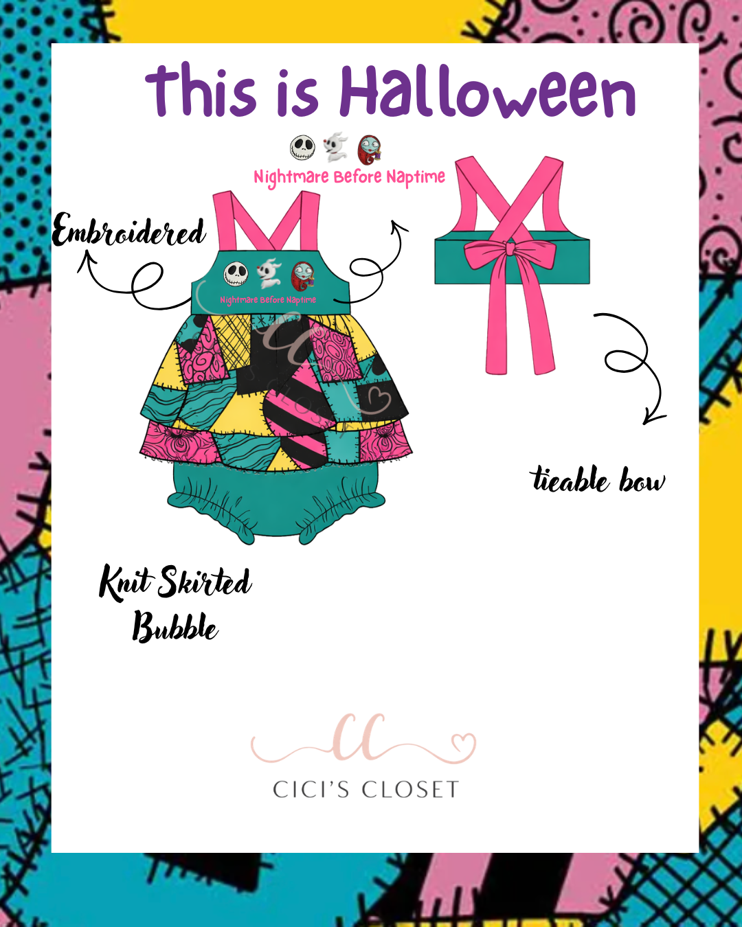 This is Halloween Skirted Bubble - ETA August