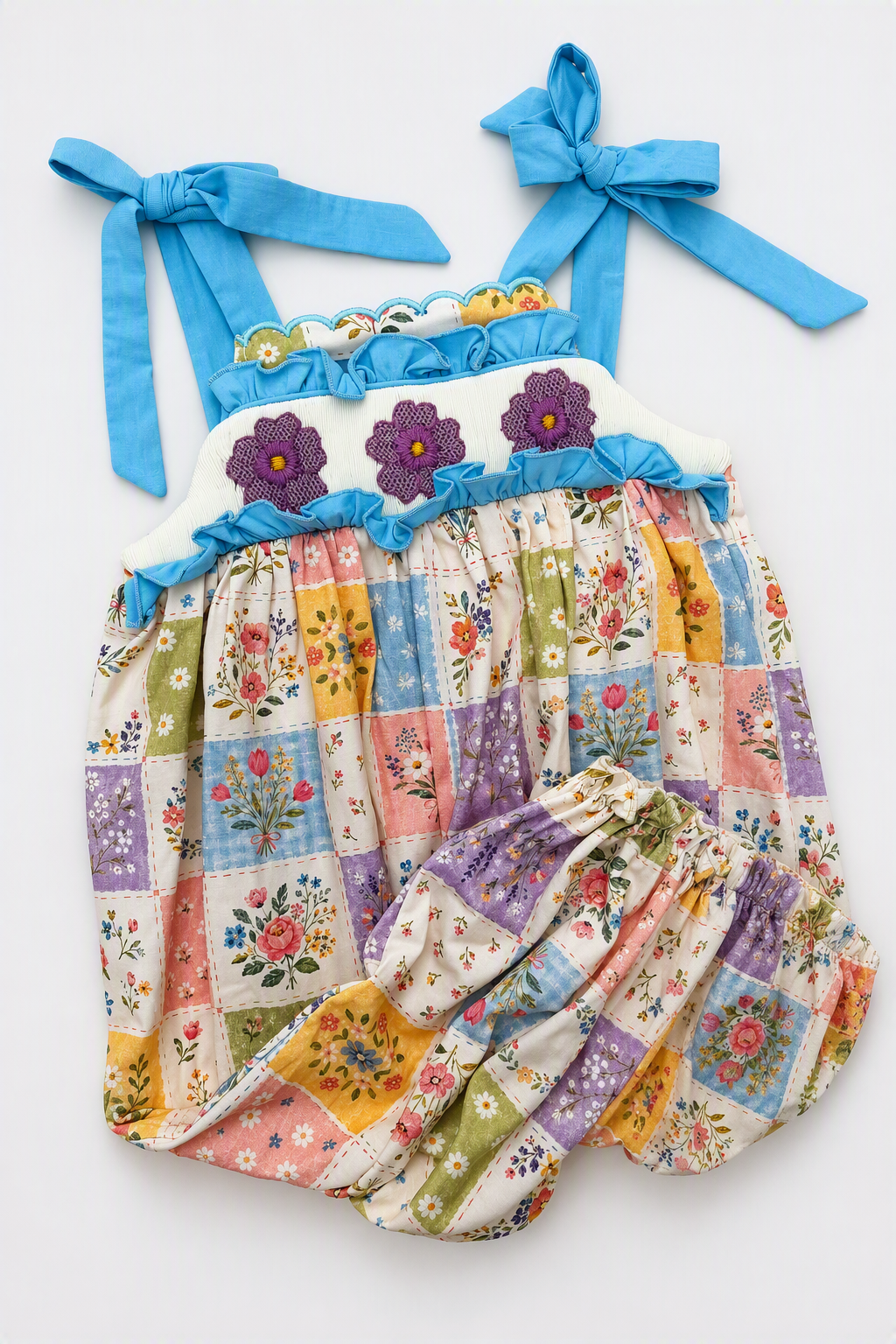 Patchwork Princess Romper