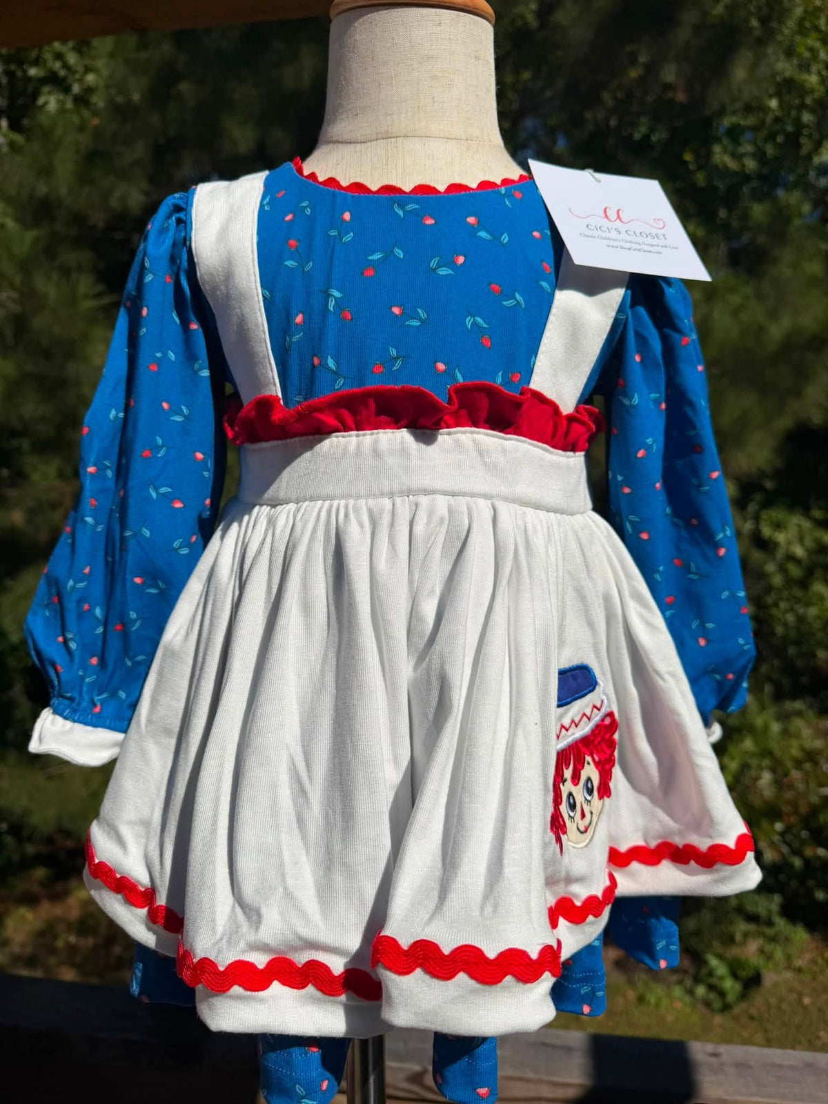 Dolly Daydream | Vintage-Inspired Girls' Pinafore & Bloomer Set