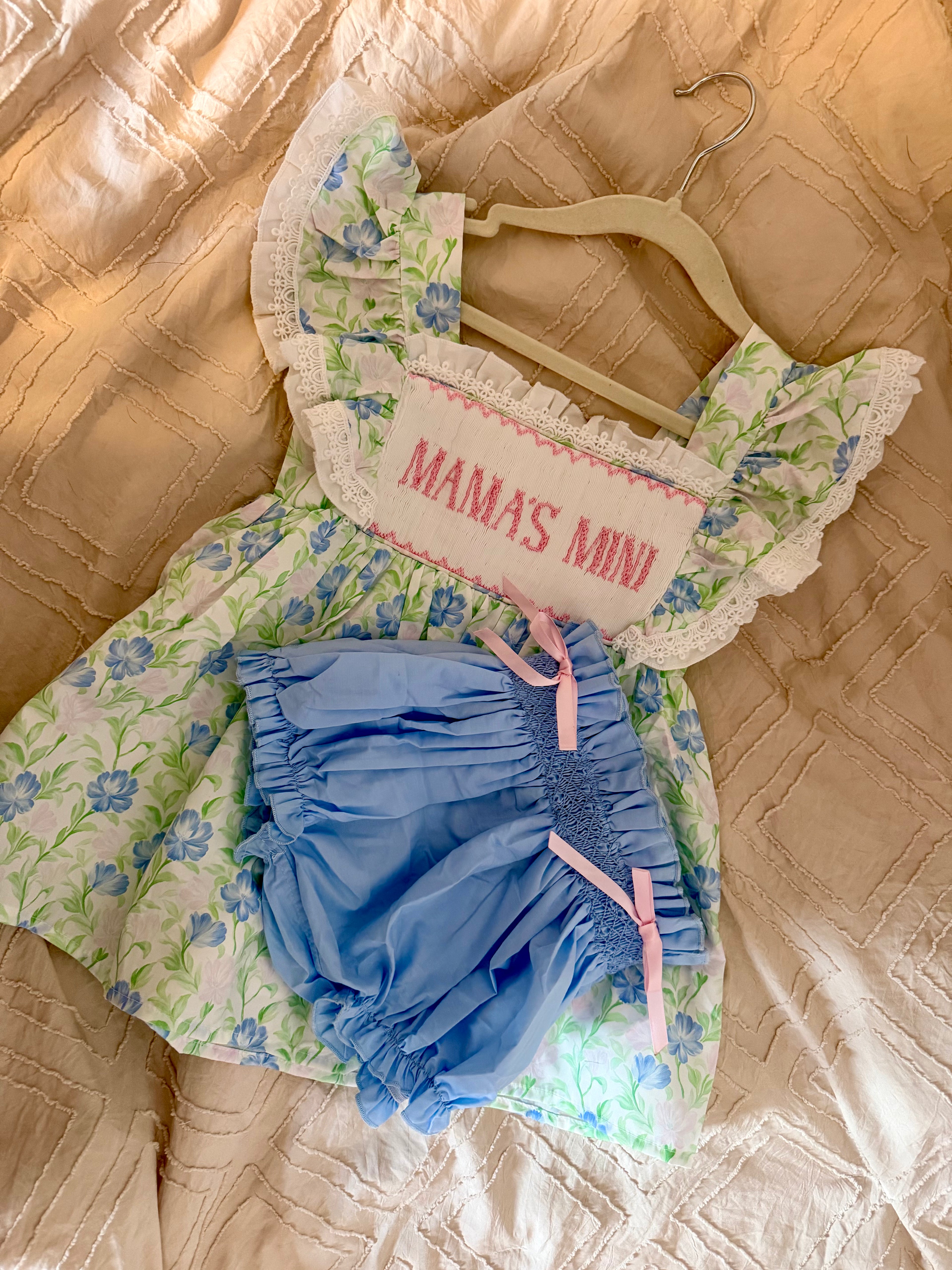 In Bloom Collection Flutter Sleeve Diaper Set