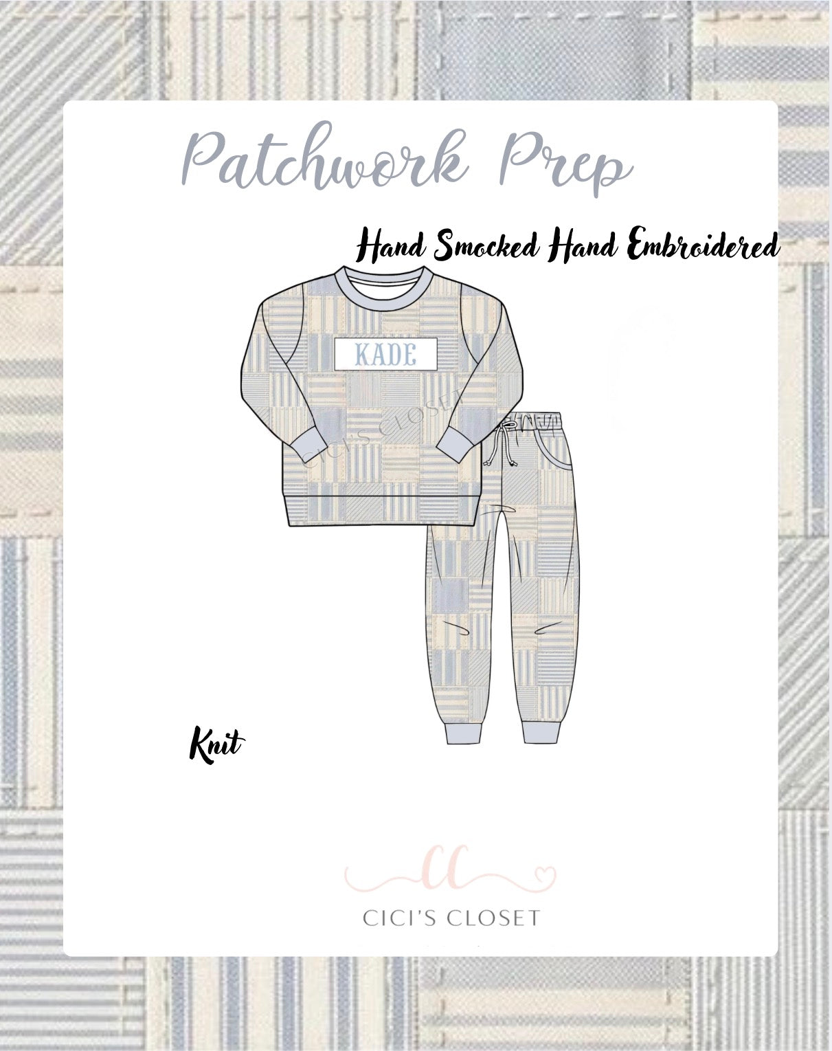 Patchwork Prep 2 Piece Set