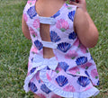 Cici Sells Seashells Skirted Swing Back Diaper Cover