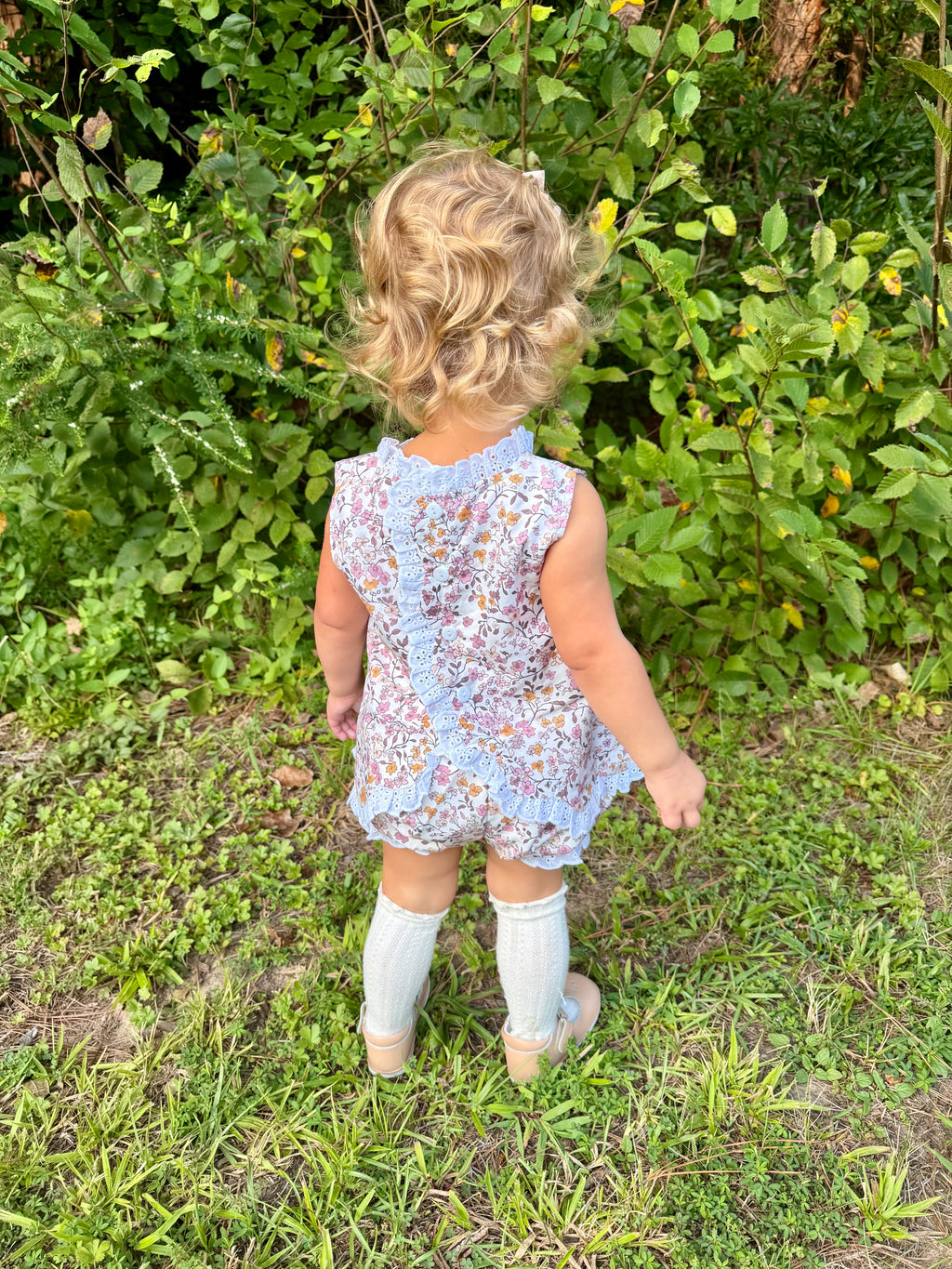 Pretty Petals Girls Floral Bloomer Set