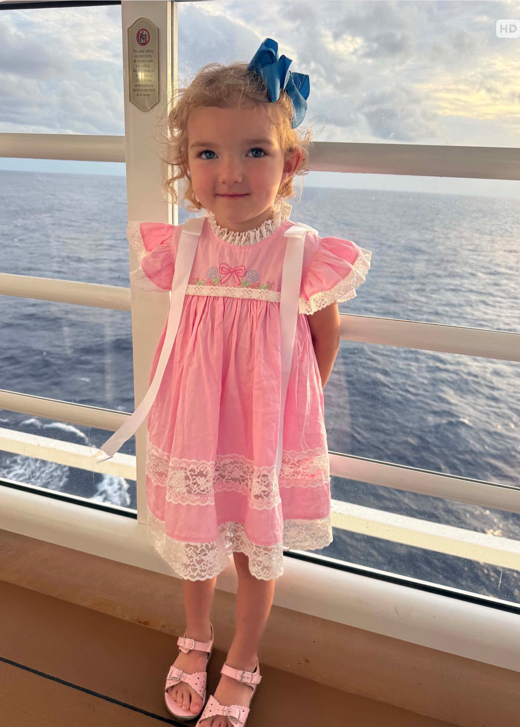 Seaside Blush Heirloom Dress
