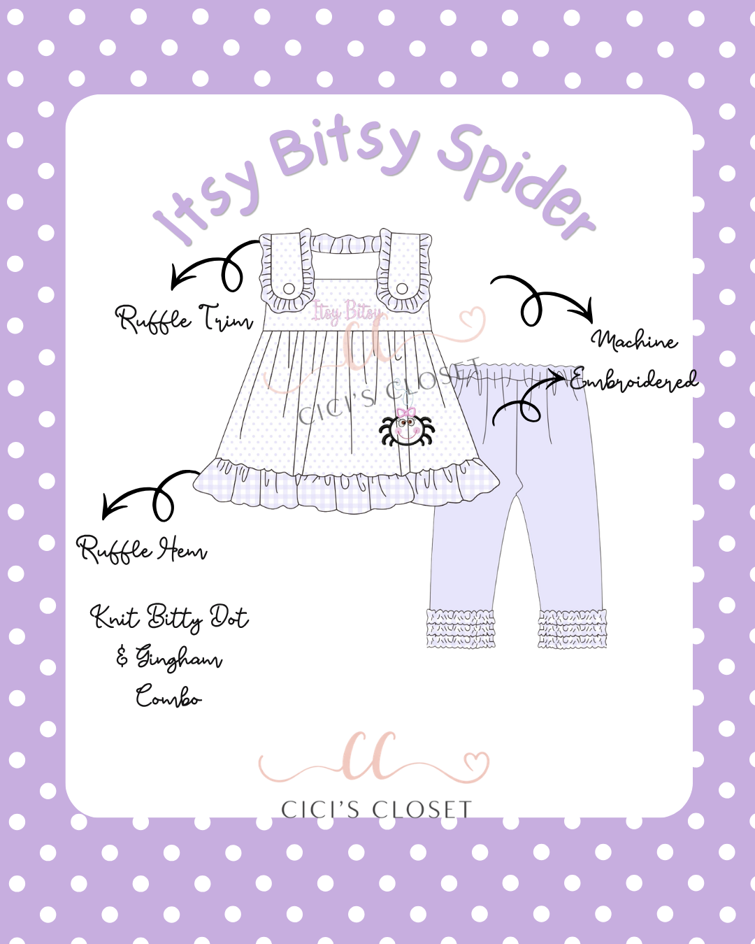 Itsy Bitsy Knit Pants Set - ETA August