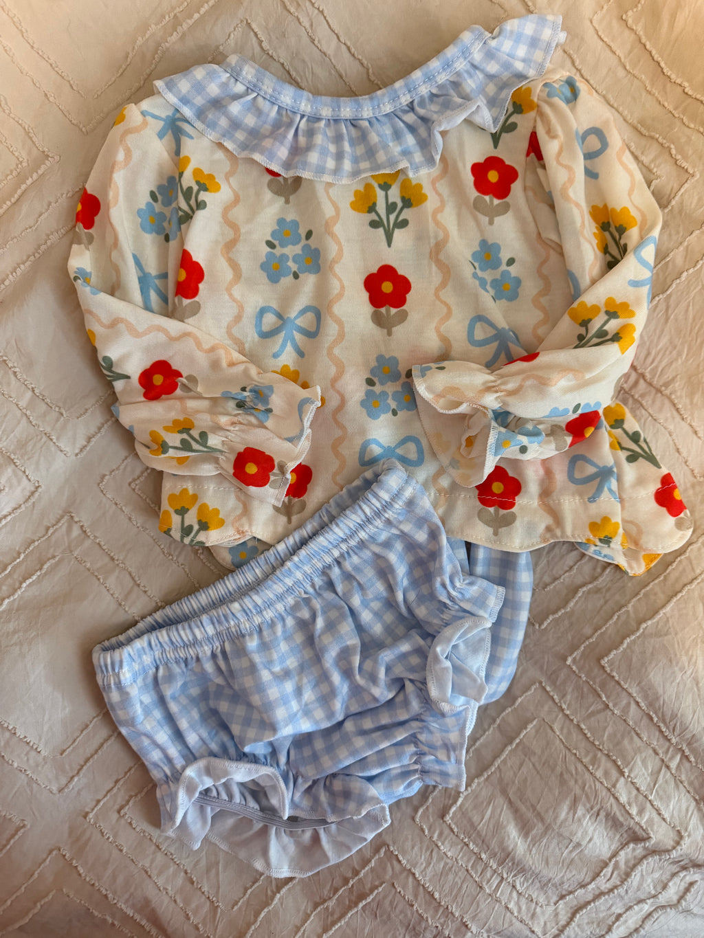 Fall Florals Diaper Set