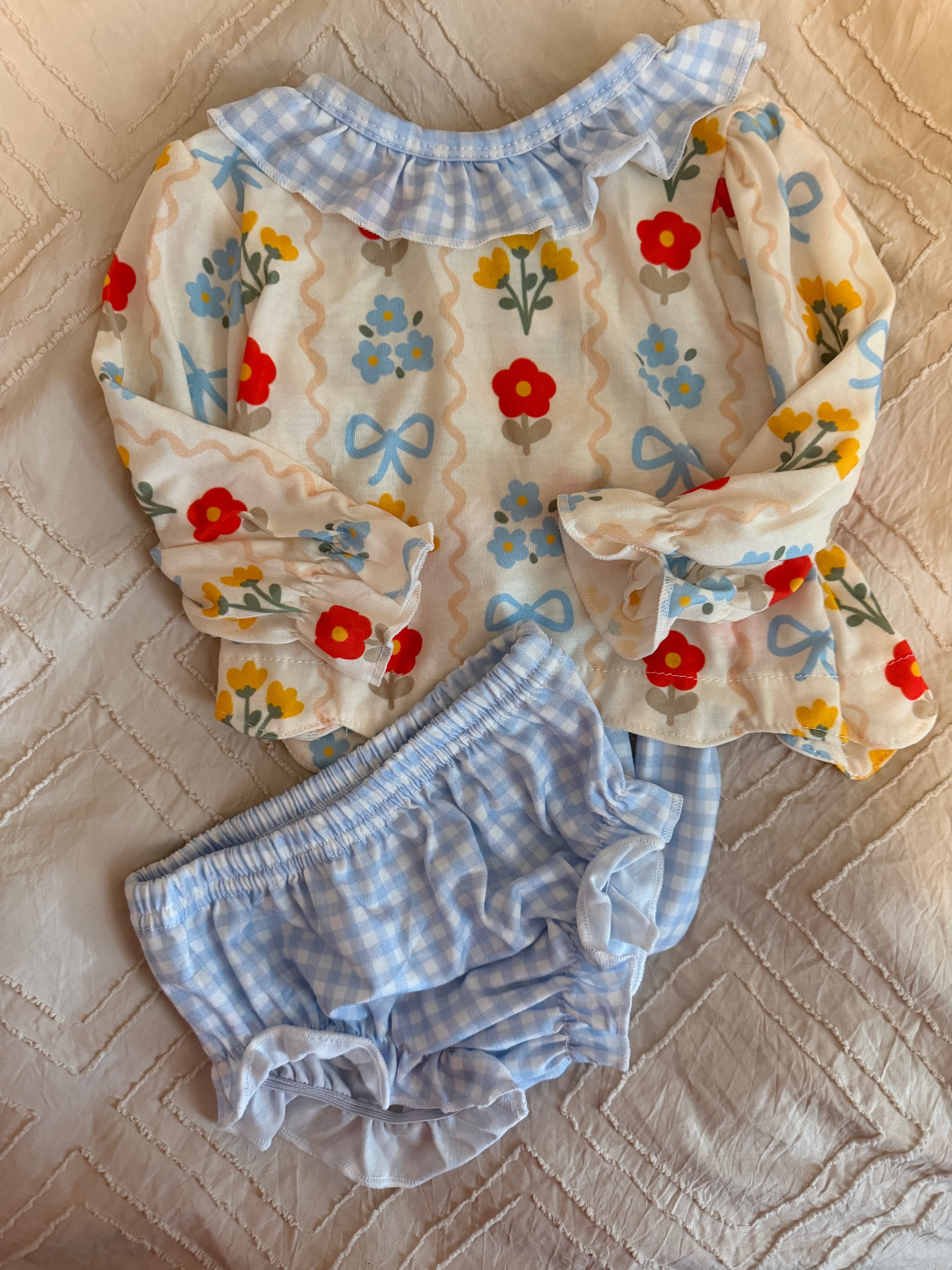 Fall Florals Diaper Set