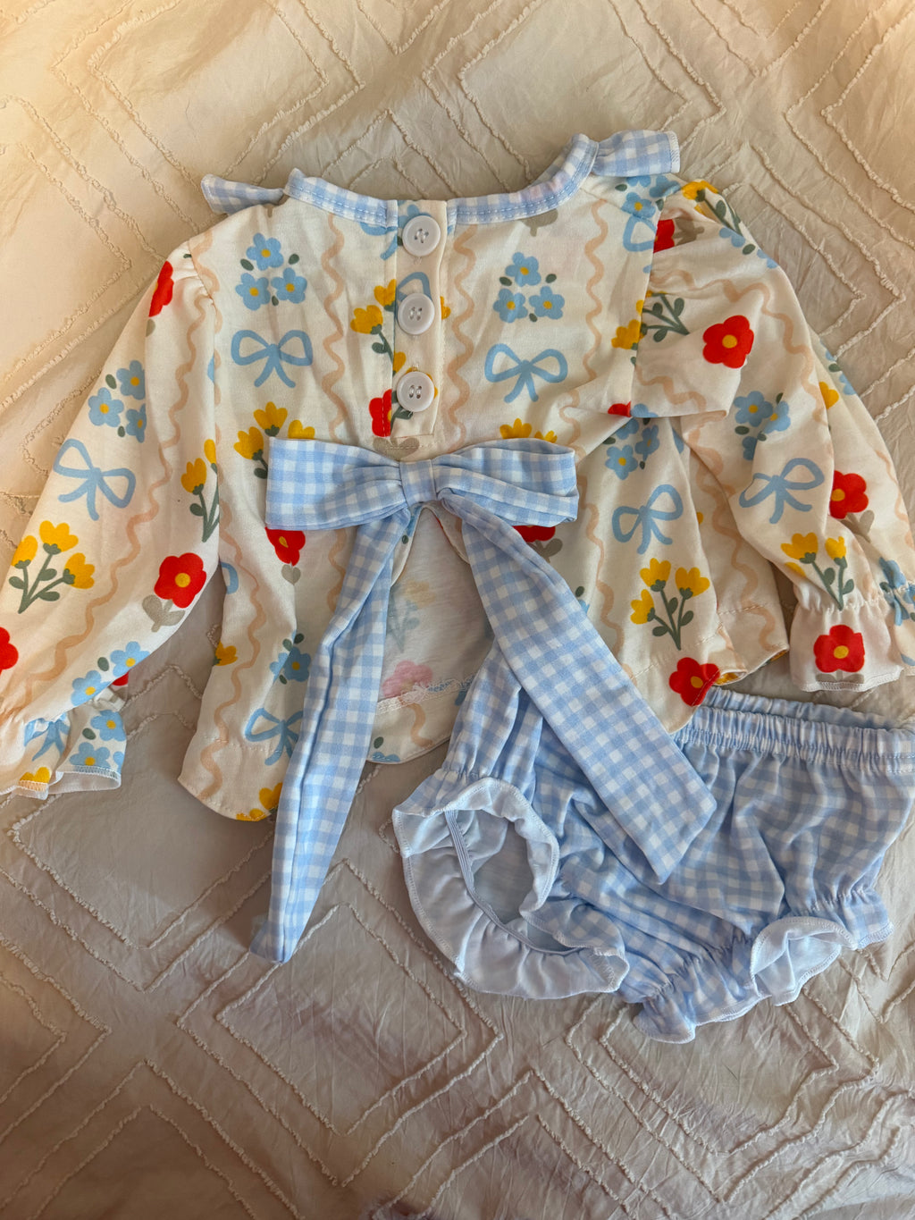 Fall Florals Diaper Set