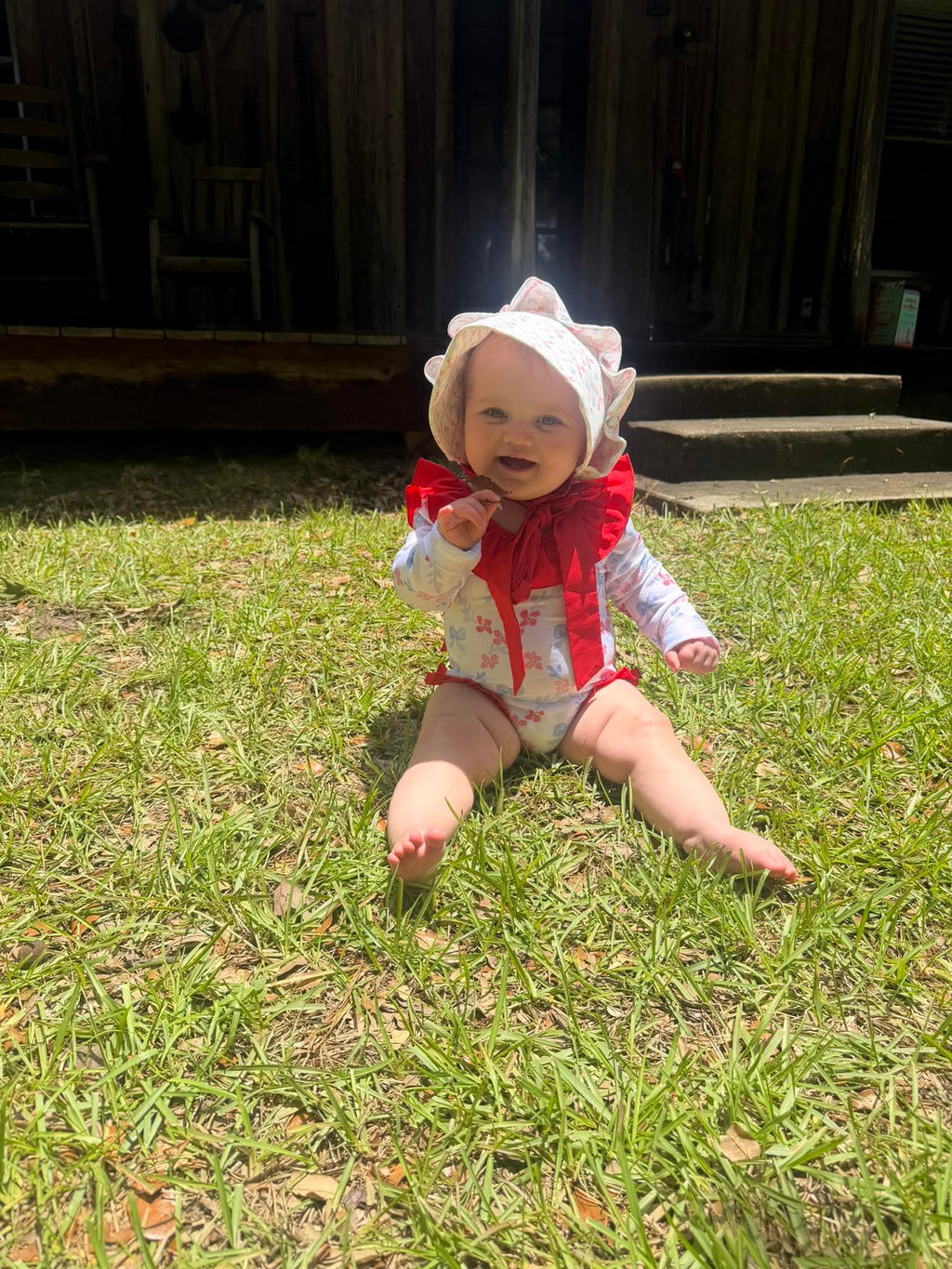 Americana Collection - Girls Long Sleeve Swim - ETA MAY
