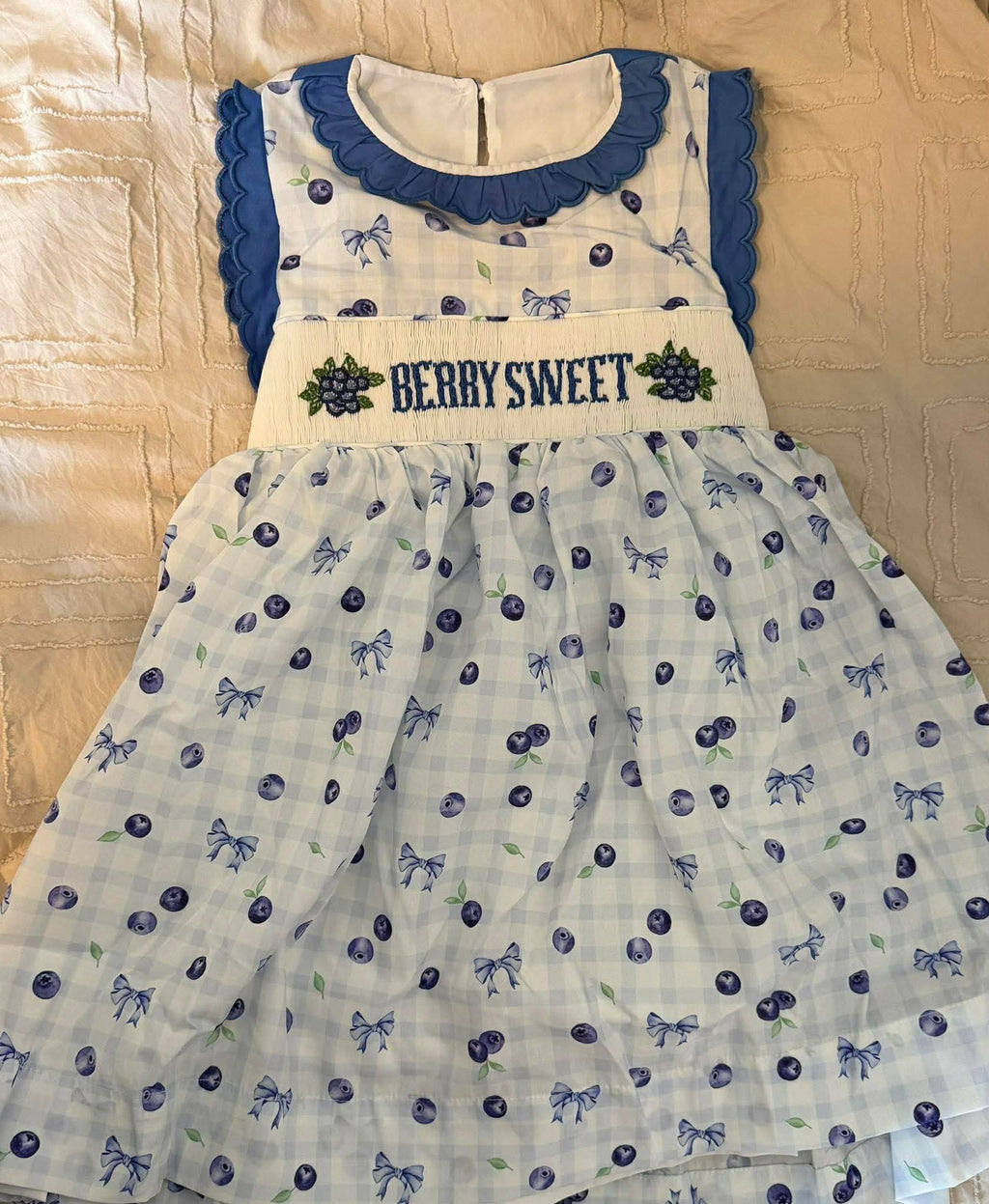 Berry Sweet Hand-smocked Dress - ETA June