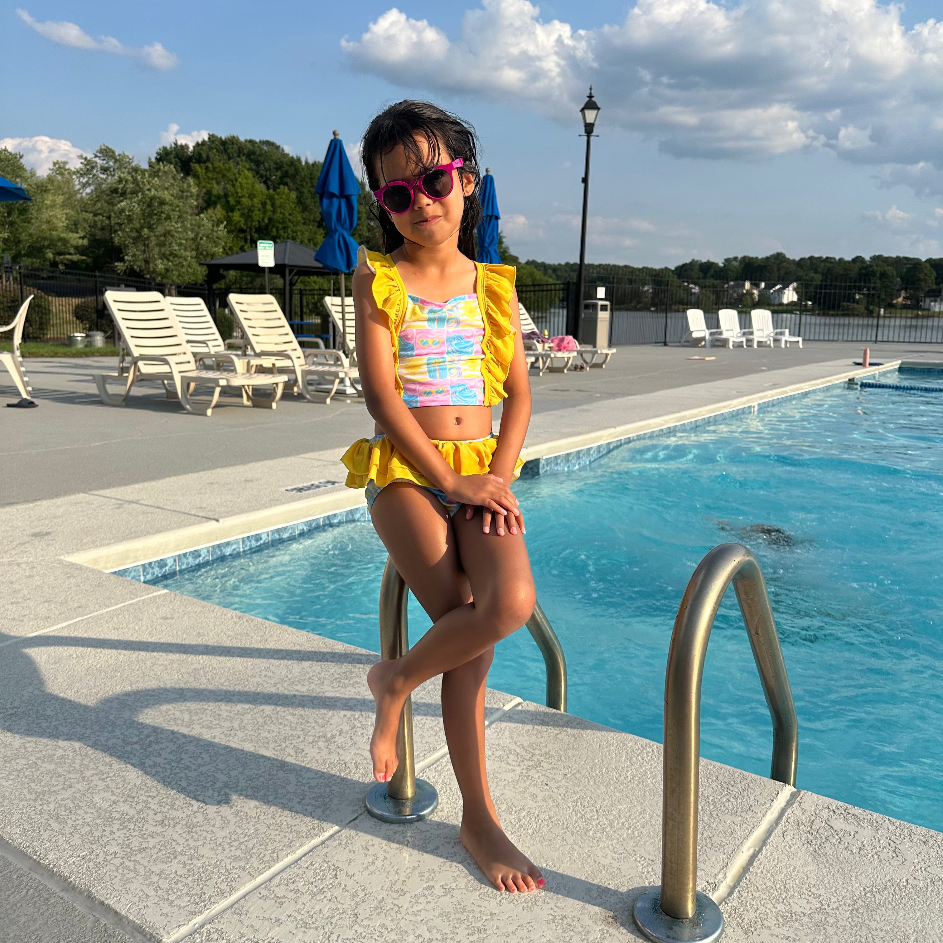 Cici's Cabana Club Girls Swim Two Piece - ETA June