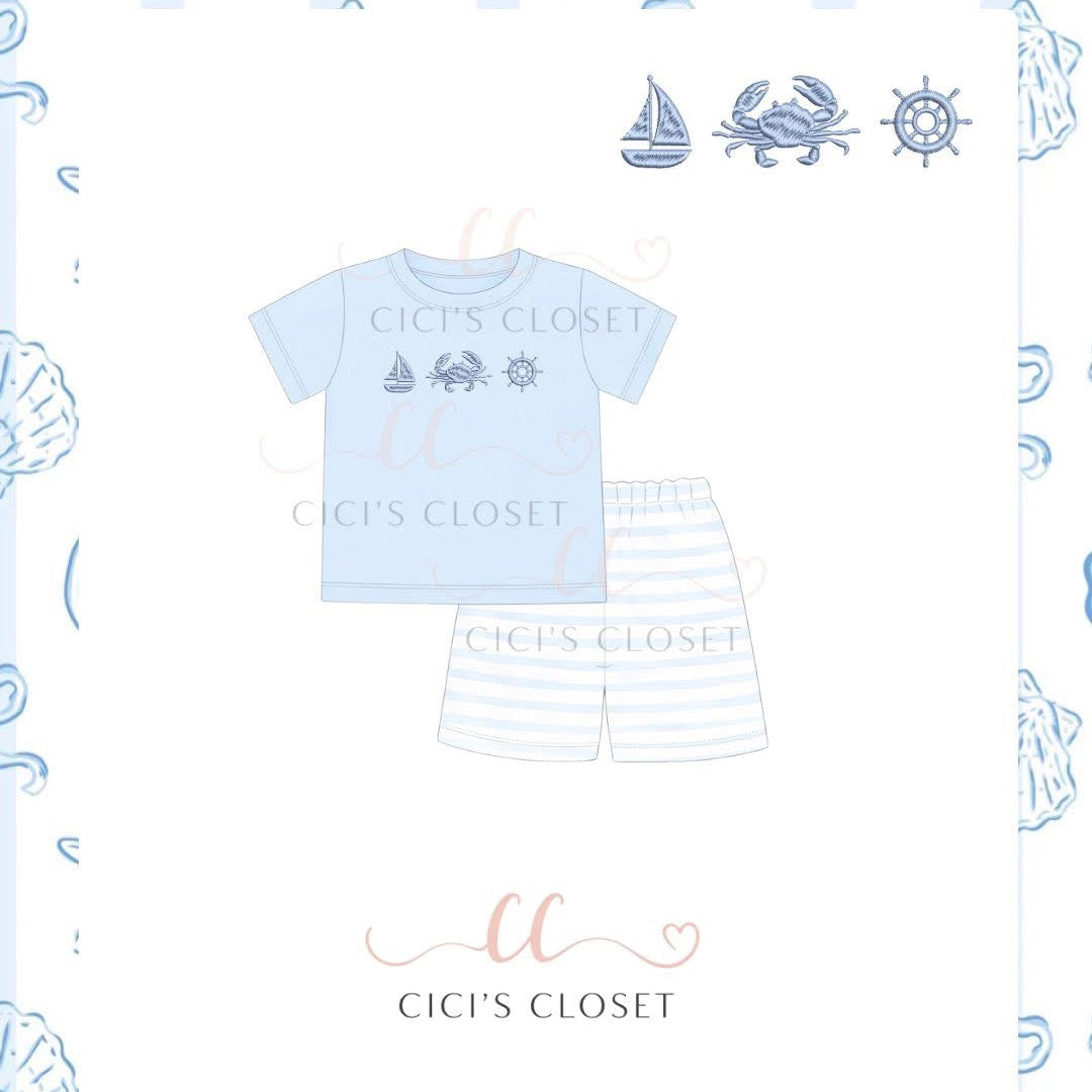 Coastal Cutie Shorts Set - ETA June