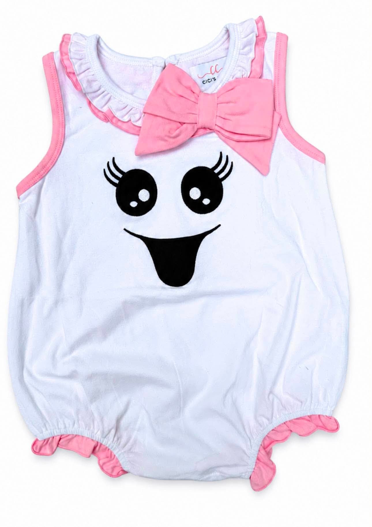 girls ghost Halloween bubble