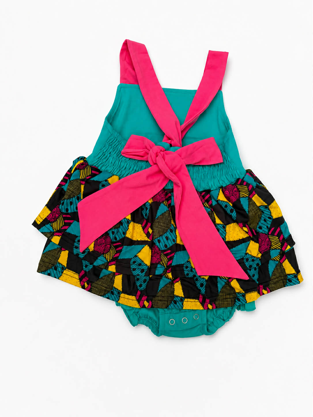 Nightmare Before Naptime Halloween Skirted Bubble Girls Halloween Outfit