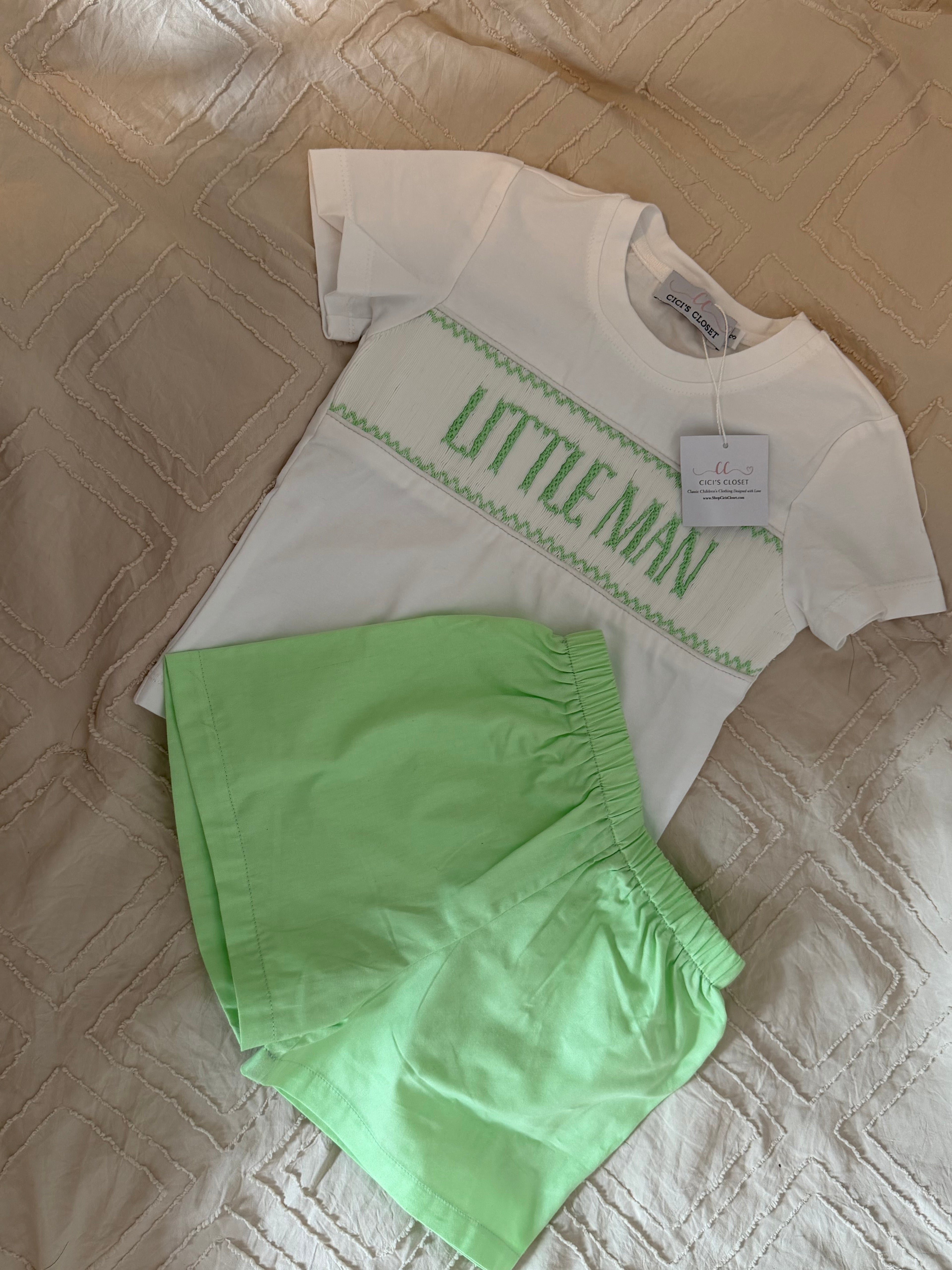 Greenfield Boys Smock Short Set
