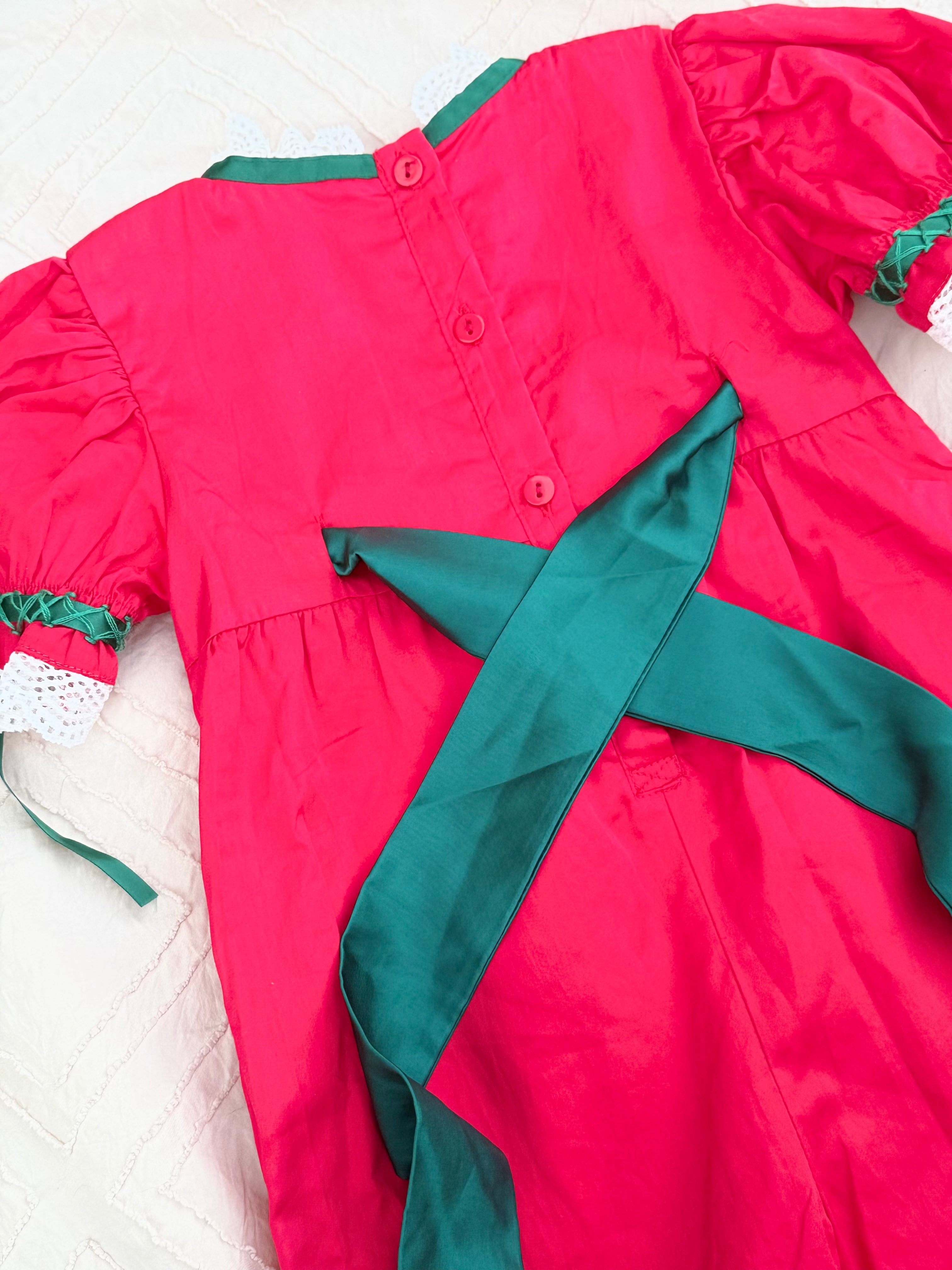 Satin Sweetheart Smocked Romper