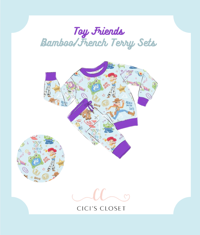 Toy Friends - French Terry Jogger Sets -  ETA DEC