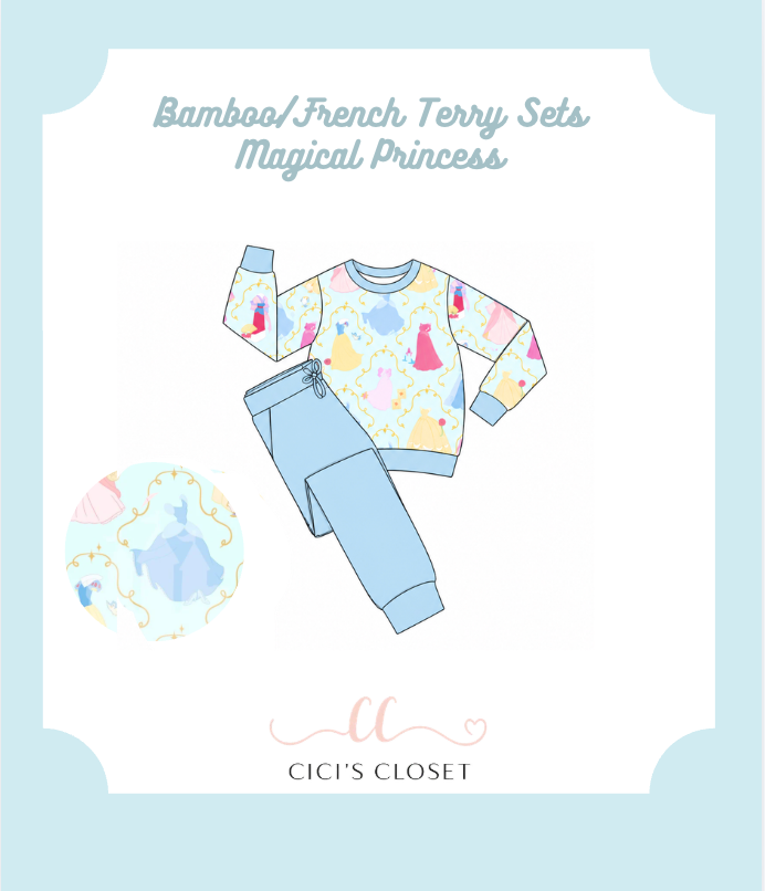 Magical Princess - French Terry Jogger Sets - ETA DEC
