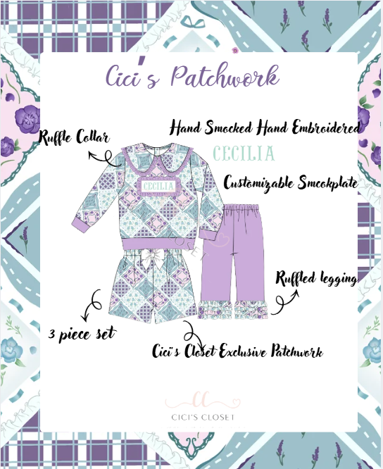 Cici's Patchwork 3-piece Set