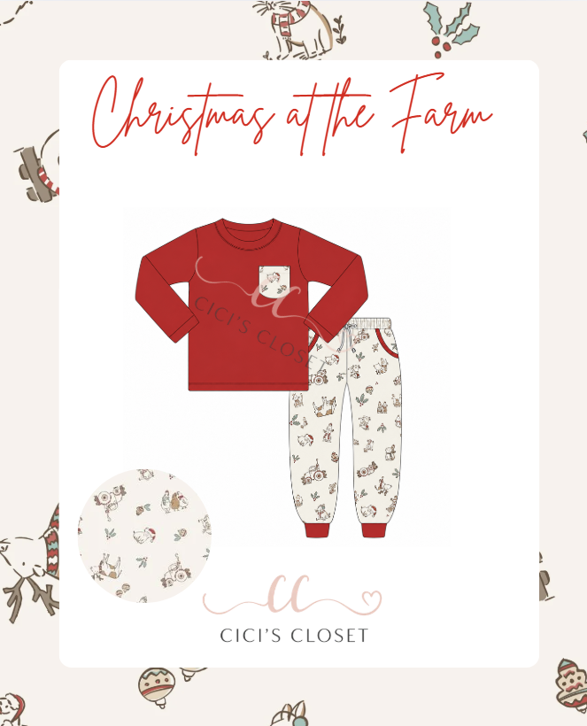 Christmas at the Farm - Jogger Set