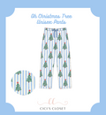 Oh Christmas Tree Blue Family Matching PJS - Pants Only Unisex Style - ETA NOV