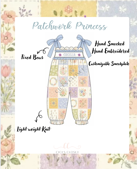 Patchwork Princess Romper