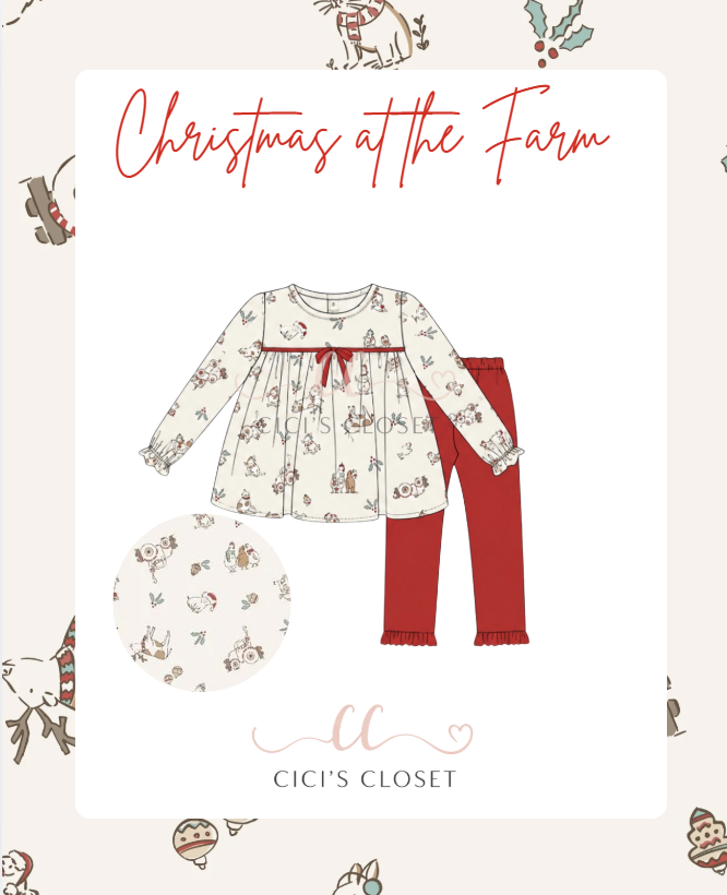 Christmas at the Farm - Girls Set