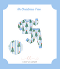 Oh Christmas Tree Blue PJS - Two Piece Set Unisex Style - ETA NOV
