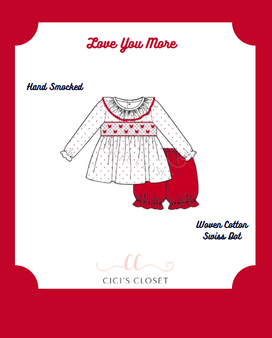 Love You More Shorts/Dress ETA DEC