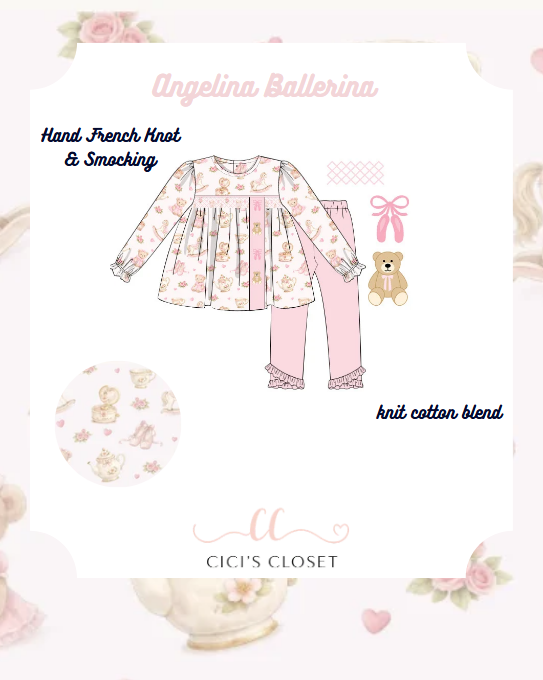 Angelina Ballerina Pants Set - ETA DEC